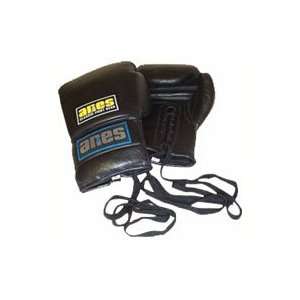   Leather Classic Lace up Training Boxing Gloves
