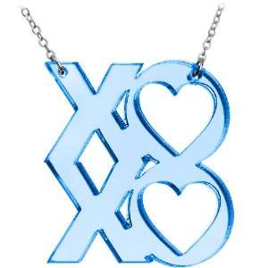  Light Blue XOXO Necklace Jewelry