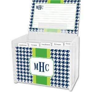  Boatman Geller Recipe Boxes with Cards   Alex Houndstooth 