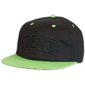 Creature Fiend 3D Trucker Mesh Hat (Black/Green)  Sports 