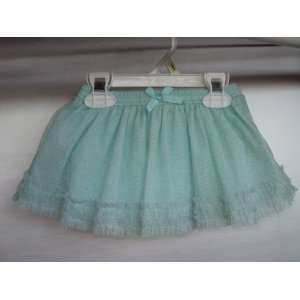  OshKosh Bgosh Girls Shimmery Tutu Skirt   Aqua   Size 3 Months Baby