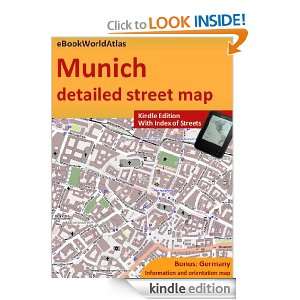 Map of Munich (Munchen; Germany) eBookWorldAtlas Team  