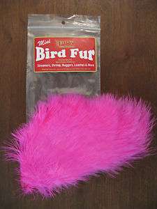 Fly Tying Whiting Farms Spey Mini Bird Fur Pink  