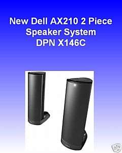 New Dell AX210 2 Piece USB Speaker System X146C  