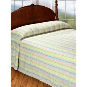 Sherbet Stripe Plisse© Bedspread 