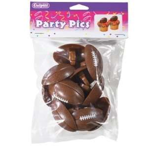  Costumes 203451 Football Party Pick Cake Rings Kitchen 