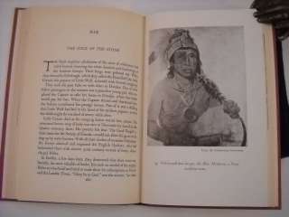 1948 GEORGE CATLIN PAINTED AMERICAN INDIANS ILLUSTRATED  
