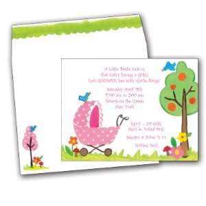 Baby Shower Invitation Designed By Timree with Coordinating Envelope 