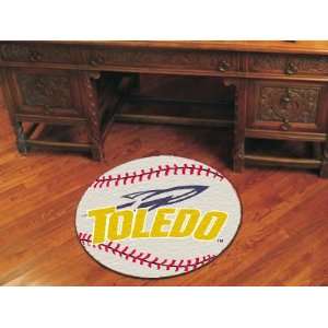  University of Toledo Round Baseball Mat (29) Sports 