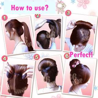 Sponge Bun French Roll Hair Donut Twisters Care No1  