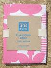 POTTERY BARN~PB TEEN~FLOWER CHAIN CASES~BRIGHT PINK~AVAIL IN OTHER 