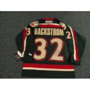  Niklas Backstrom Autographed Uniform   Autographed NHL 