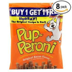 Pupperoni Pup peroni Bacon Bogo, 11.2 Ounce Units (Pack of 8)  