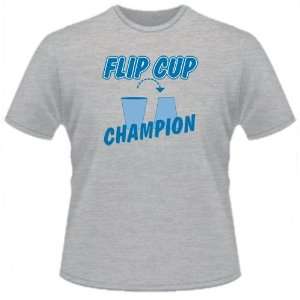  FUNNY T SHIRT  Flip Cup Champion Toys & Games