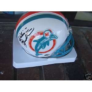  William Judson Miami Dolphins Signed Mini Helmet W/coa 