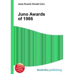  Juno Awards of 1986 Ronald Cohn Jesse Russell Books