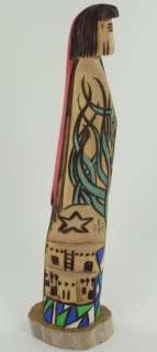 Navajo Longhair Kachina by Navajo Artist T. Spoon  