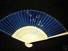 JAPANESE Sensu Fan Black And case set With the wind items in Japan 
