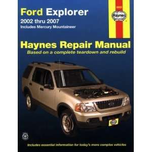 Ford Explorer 2002 thru 2007 Includes Mercury Mountaineer (Haynes 