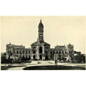 com 1906 Print Argentina Municipality Building Architecture La Plata 