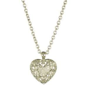  Silver Tone True Love Pendant Necklace 30 Jewelry
