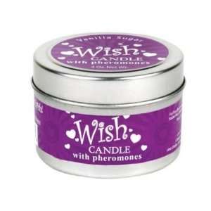 Bundle Wish Soy Candle 4Oz and 2 pack of Pink Silicone Lubricant 3.3 