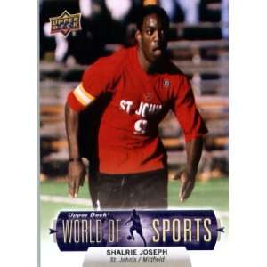  Deck World of Sports Soccer Card #244 Shalrie Joseph St. Johns Red 