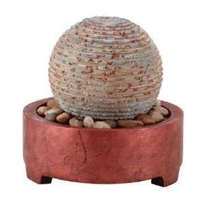  CLAY BALL DESKTOP DESK TOP SOOTHING WATER FOUNTAIN