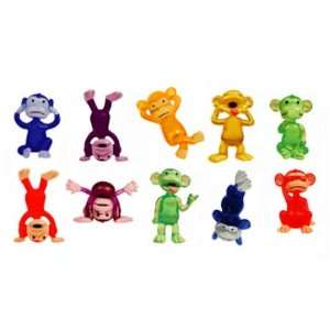  Funny Monkey Figures   Tiny Plastic Monkey Figures   20 