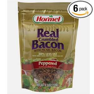 Hormel Real Crumbled Peppered Bacon Grocery & Gourmet Food