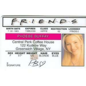  Phoebe Buffay Friends Colectors Card 