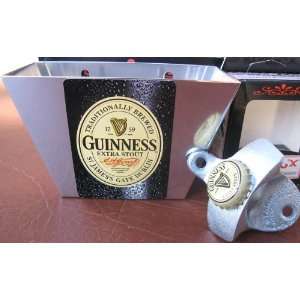  Guinness Beer Card / Bottle Cap Catcher & Guinness Bottle Cap 