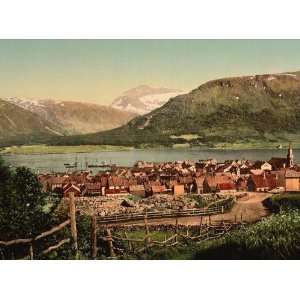   Poster   Tromso/ with Tromstind Troms Norway 24 X 18 