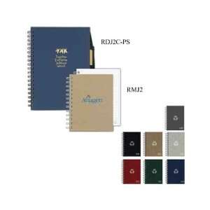  Premium 30% post consumer recycled journal with elastic 