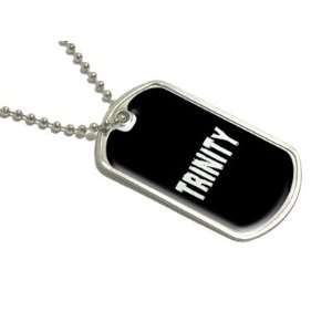  Trinity   Name Military Dog Tag Luggage Keychain 