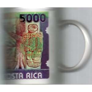  Collectible Coffee Mug BANCO CENTRAL DE COSTA RICA  5000 