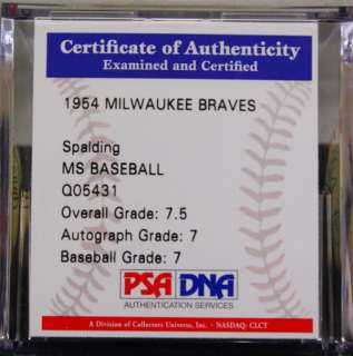   been certified by psa dna the authority on autograph authentication