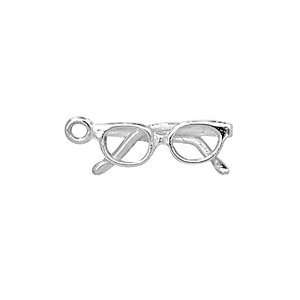  Sterling Silver Eyeglasses Charm Katarina Jewelry