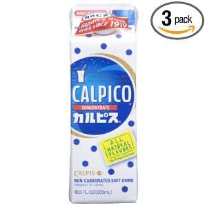Calpico Concentrated Drink Mix, 16.9 Ounce (Pack of 3)  