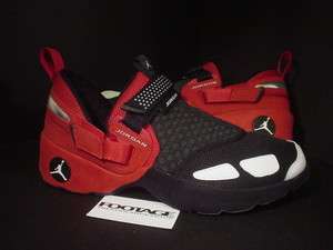 2005 Nike Air Jordan TRUNNER LX PREMIER BLACK VARSITY RED WHITE SILVER 