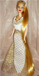 Helen of Troy ~ Princess of Troy Queen of Sparta barbie doll ooak long 