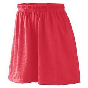  Augusta Girls Tricot Mesh Short/Tricot Lined RED YL 