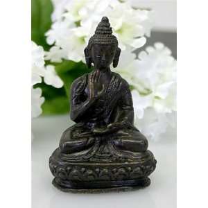  Buddha Teaching Pose Bronze Statue, Miniature   B 532 