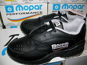 Fastlane Footwear MOPAR logo Mens Black Athletic Sneakers  New with 