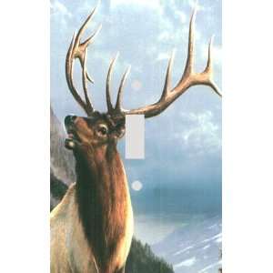 Mountain Elk Decorative Switchplate Cover
