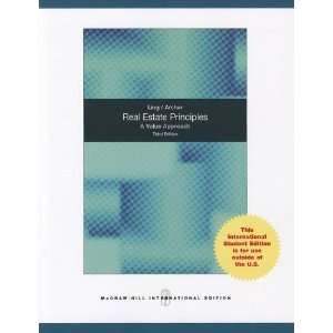  Real Estate Principles A Value Approach [Paperback 