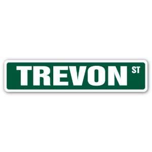  TREVON Street Sign name kids childrens room door bedroom 