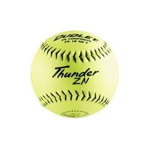  Dudley NSA Thunder ZN Slow Pitch Softball   12 pack 