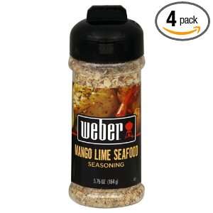 Weber Grill Grill Mango Lime Seasoning, 5.75 Ounce (Pack of 4)