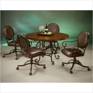 Pastel Furniture AT 514 / 809   Atrium Elegant Dining Table w Hammered 